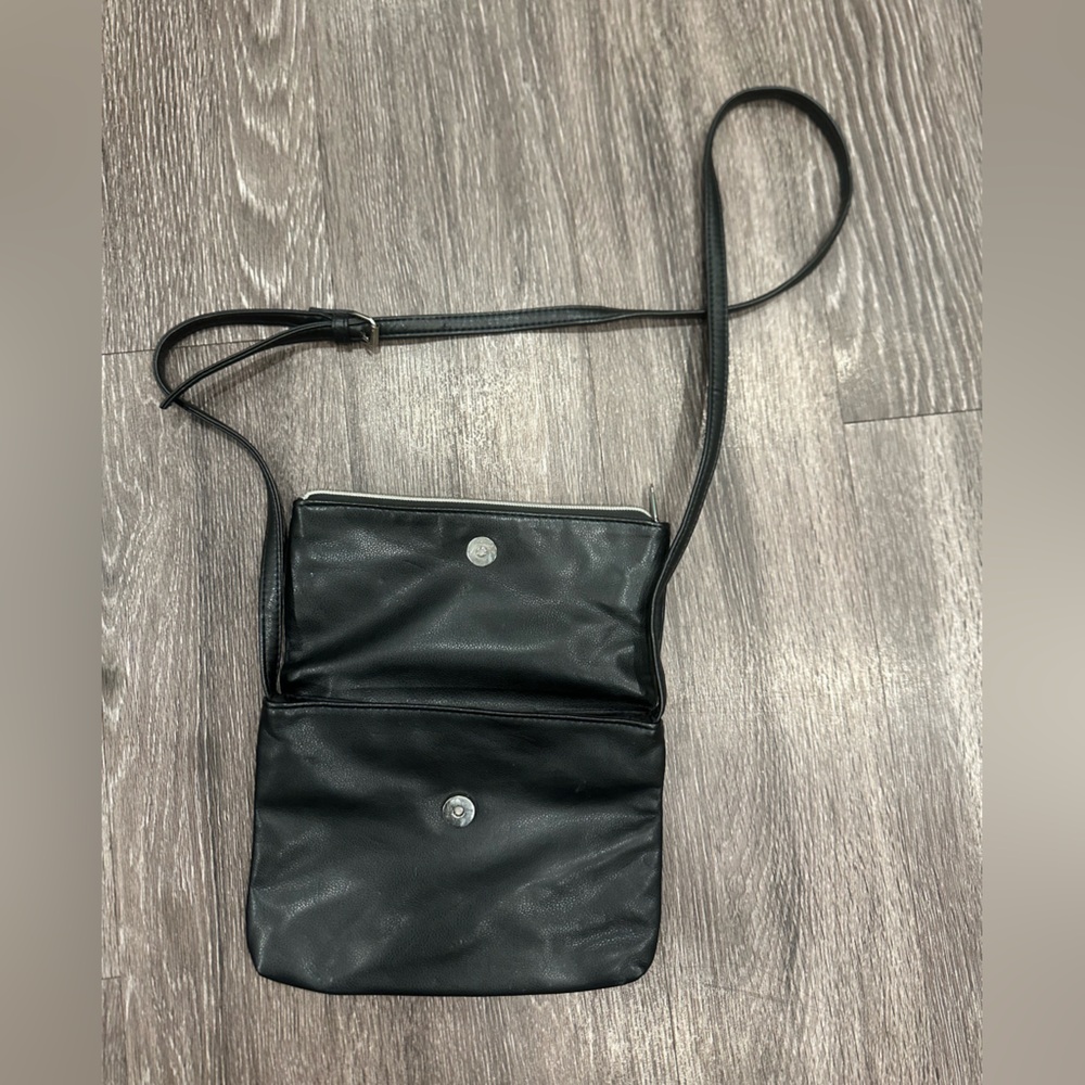 Wild Fable faux leather small crossbody - zipper fold over flap